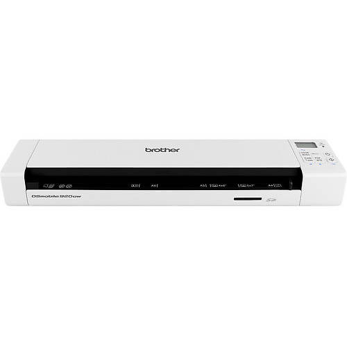 Scanner Brother DS-920DW, Color, A4, Duplex, USB, Wireless, Alb