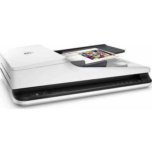 Scanner HP Scanjet Pro 2500 F1, Color, A4, Duplex, ADF, USB, Alb