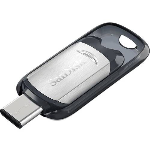 Memorie USB SanDisk Ultra Z450, 64GB, USB Type-C, Negru/Argintiu