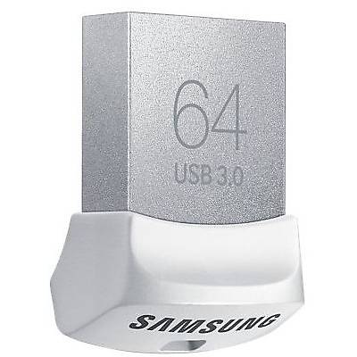 Memorie USB Samsung FIT, 64GB, USB 3.0, Argintiu