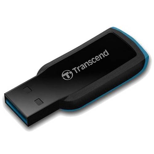 Memorie USB Transcend JetFlash 360, 8GB, USB 2.0, Negru/Albastru