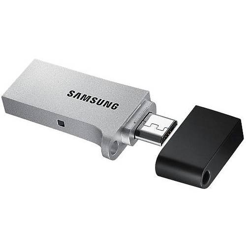 Memorie USB Samsung DUO, 32GB, USB 3.0, Argintiu