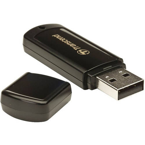 Memorie USB Transcend JetFlash 350, 32GB, USB 2.0, Negru
