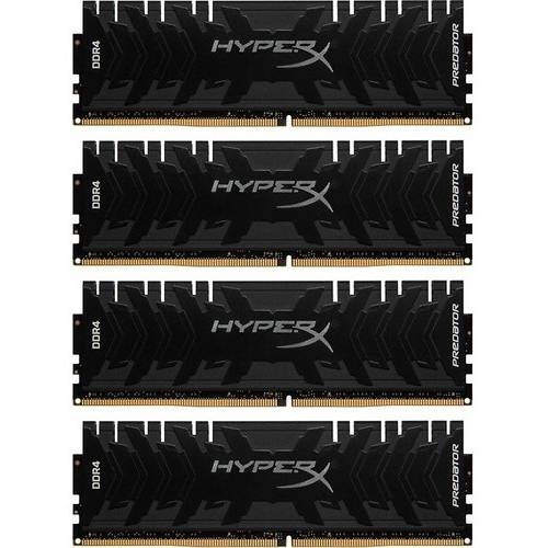 Memorie Kingston HyperX Predator Black, DDR4, 16GB, 3000MHz, CL15, 1.35V, Kit Quad Channel
