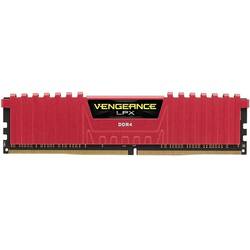 Memorie Corsair Vengeance LPX Red, 8GB, DDR4, 2400MHz, CL16, 1.2V