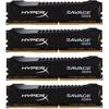 Memorie Kingston HyperX Savage Black, DDR4, 32GB, 2666MHz, CL13, 1.35V, Kit Quad Channel