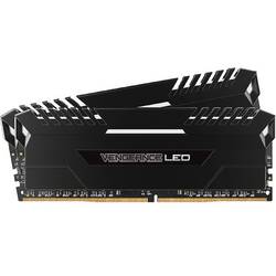 Vengeance White LED, 16GB, DDR4, 3000MHz, CL15, 1.35V, Kit Dual Channel