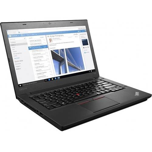 Laptop Lenovo ThinkPad T460, 14.0'' FHD, Core i7-6600U 2.6GHz, 8GB DDR3, 256GB SSD, Intel HD 520, 4G, FingerPrint Reader, Win 7 Pro 64bit + Win 10 Pro 64bit, Negru