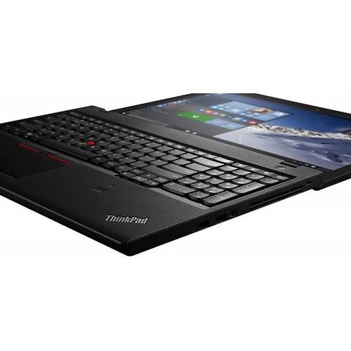 Laptop Lenovo ThinkPad T560, 15.5'' 3K, Core i7-6600U 2.6GHz, 8GB DDR3, 256GB SSD, GeForce 940MX 2GB, 4G, FingerPrint Reader, Win 7 Pro 64bit + Win 10 Pro 64bit, Negru