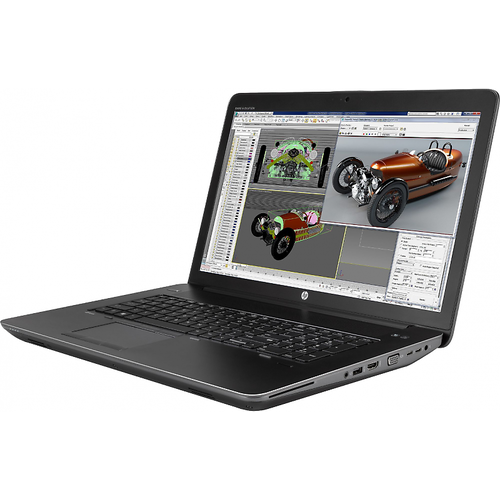 Laptop HP Zbook 17 G3, 17.3'' HD+, Core i7-6700HQ 2.6GHz, 8GB DDR4, 500GB HDD, Quadro M1000M 2GB, FingerPrint Reader, Win 7 Pro 64bit + Win 10 Pro 64bit, Negru/Gri