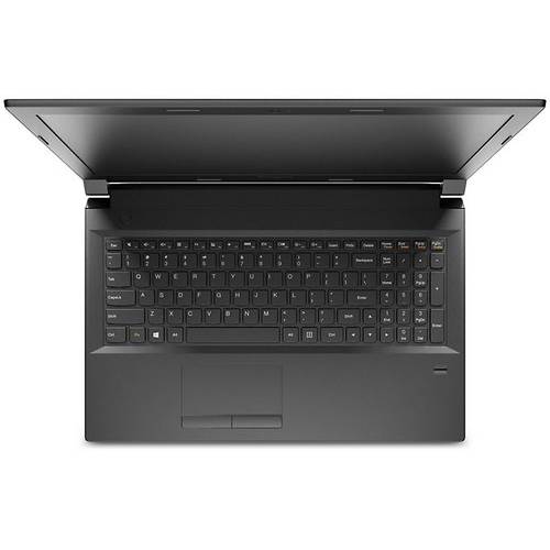 Laptop Lenovo B51-30, 15.6'' HD, Pentium N3710 1.6GHz, 4GB DDR3, 500GB HDD, Intel HD 405, FingerPrint Reader, FreeDOS, Negru