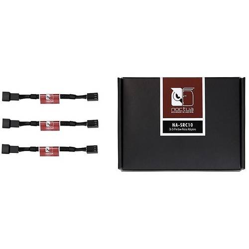 Set cabluri Noctua NA-SRC10, 3 x 3 pin Fan Female - 3 x 3 pin Fan Male