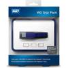 Rama silicon si cablu date WD Grip Picasso Slate pentru WD My Passport 2TB, Albastru