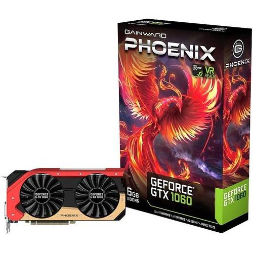 Placa video Gainward GeForce GTX 1060 Phoenix, 6GB GDDR5, 192 biti