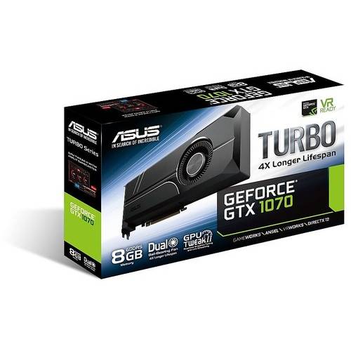 Placa video Asus GeForce GTX 1070 Turbo, 8GB GDDR5, 256 biti