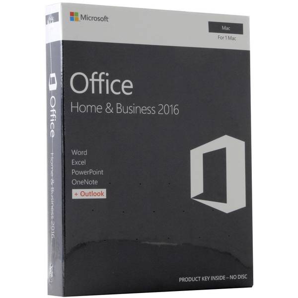 Microsoft Office Home and Business 2016 Engleza EuroZone Medialess P2 pentru Mac
