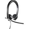 Casti Logitech H650E Stereo, USB, Negru