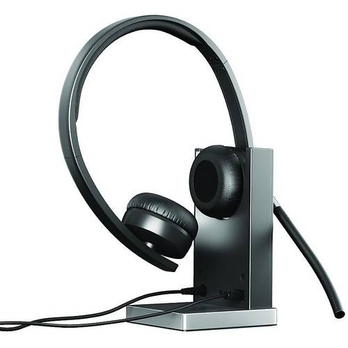 Casti Logitech H820E Dual, Wireless, Negru