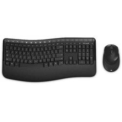Kit Tastatura si Mouse Microsoft Wireless Comfort Desktop 5050, Wireless, USB, Negru