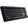 Tastatura Cooler Master MasterKeys Pro S, RGB LED, Cherry MX Brown, Cu fir, USB, Layout US, Iluminata, Negru