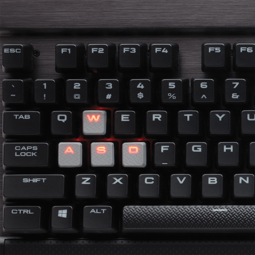 Tastatura Corsair K70 Lux, Red LED, Cherry MX Brown, Cu fir, USB, Layout US, Iluminata, Negru