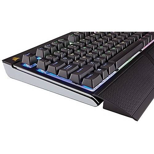 Tastatura Corsair STRAFE RGB, Cherry MX Silent, Cu fir, USB, Layout EU, Iluminata, Negru