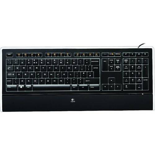 Tastatura Logitech K740, USB, Negru