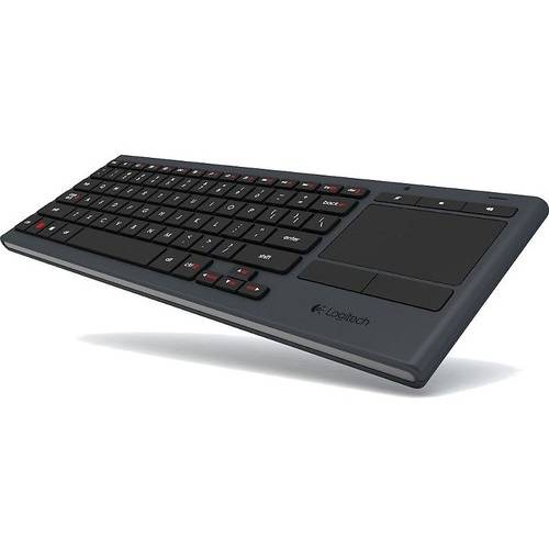 Tastatura Logitech K830, Wireless, USB, Touchpad, Negru
