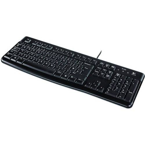 Tastatura Logitech K120, USB, Layout UK, Negru