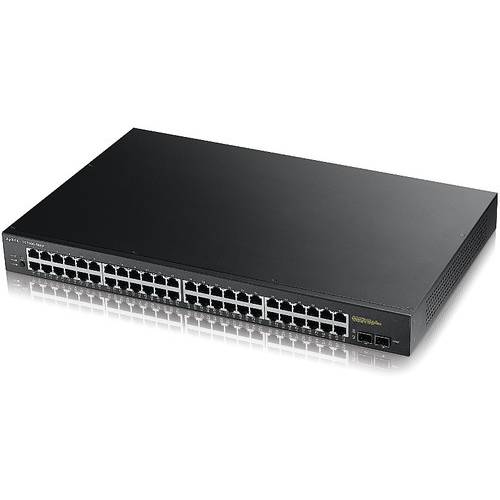 Switch ZyXEL GS1900-48HP, 48 x LAN Gigabyt, 2 x  SFP, PoE