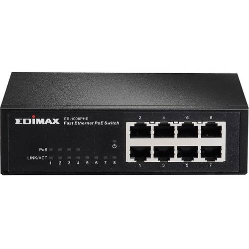 Switch Edimax ES-1008PHE, 4 x LAN, 4 x PoE