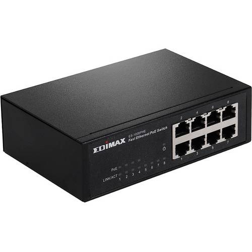 Switch Edimax ES-1008PHE, 4 x LAN, 4 x PoE