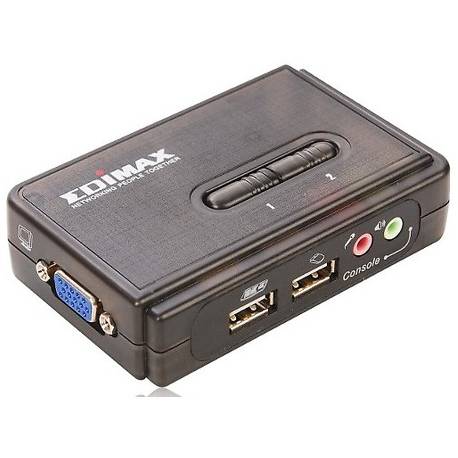 Switch Edimax EK-UAK2, 2 x LAN Gigabyte, 2 x USB, 1 x HDB, 1 x Audio, 1 x Mic