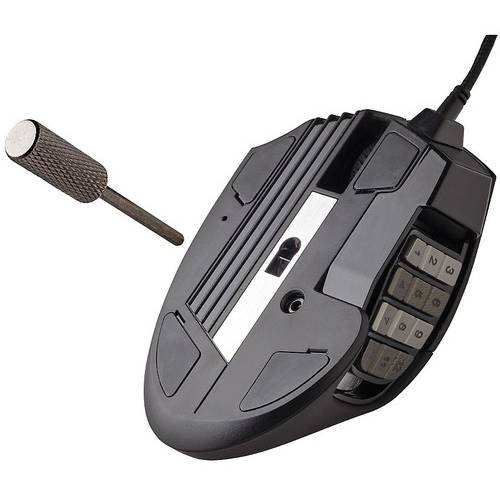 Mouse Corsair Scimitar, RGB, MOBA/MMO, 12000 dpi, USB, Negru