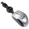 Mouse Genius MicroTraveler v2, USB, Optic, 1000dpi, Argintiu