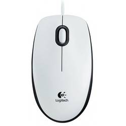 Mouse Logitech B100, USB, Optic, 800dpi, Alb