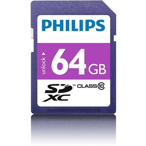 Card Memorie Philips SDXC, 64GB, Class 10