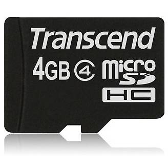 Card Memorie Transcend TS4GUSDC4, Micro SDHC, 4GB, Class 4