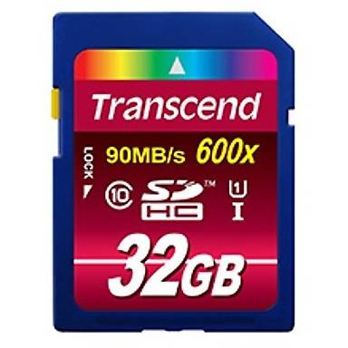 Card Memorie Transcend TS32GSDHC10U1 SDHC, 32GB, Class 10, UHS-I, 600x