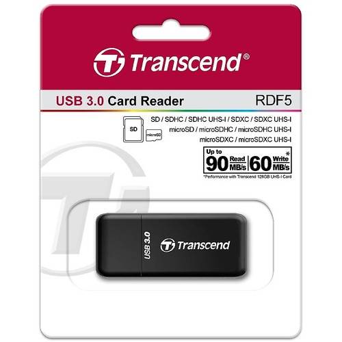 Card Reader Transcend TS-RDF5K, Extern