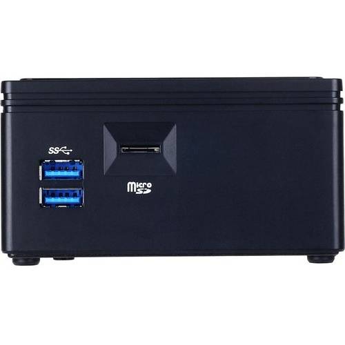 Mini PC Gigabyte BRIX GB-BACE-3160, Celeron J3160 1.6GHz, DDR3, 2.5'' HDD, Intel HD 400, FreeDOS, Negru