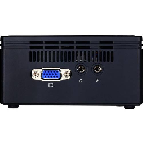 Mini PC Gigabyte BRIX GB-BACE-3160, Celeron J3160 1.6GHz, DDR3, 2.5'' HDD, Intel HD 400, FreeDOS, Negru