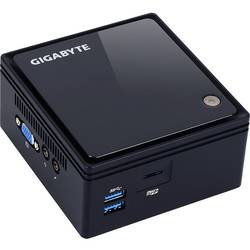 Mini PC Gigabyte BRIX GB-BACE-3160, Celeron J3160 1.6GHz, DDR3, 2.5'' HDD, Intel HD 400, FreeDOS, Negru