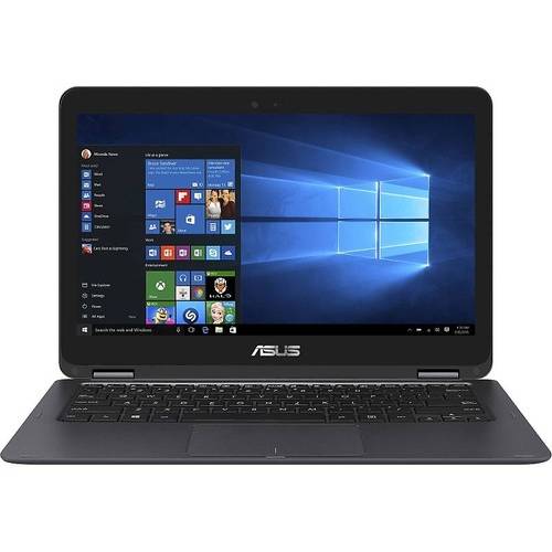 Laptop Asus ZenBook Flip UX360CA-C4121T, 13.3'' FHD Touch, Core m5-6Y54 1.1GHz, 8GB DDR3, 128GB SSD, Intel HD 515, Win 10 Home 64bit, Gri
