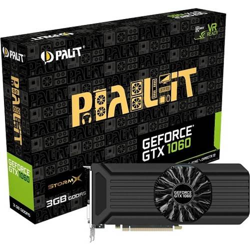 Placa video Palit GeForce GTX 1060 StormX, 3GB GDDR5, 192 biti