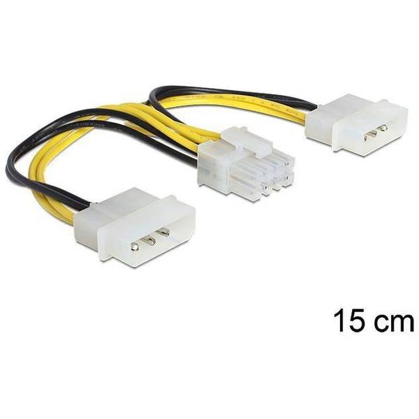 Delock Cablu adaptor de la molex la 8 pin EPS 15 cm