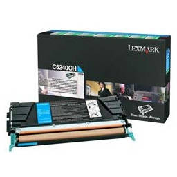 Cartus Toner Lexmark C5240CH, Cyan, Return Program