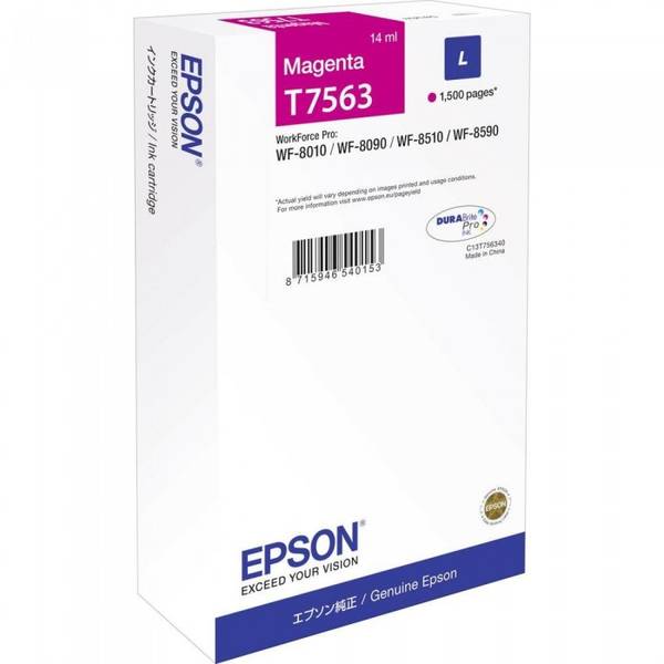 Cartus cerneala Epson T75634, Magenta, C13T756340