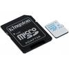 Card Memorie Kingston Action Camera, 64GB, MicroSDHC, Clasa 10 +  Adaptor SD