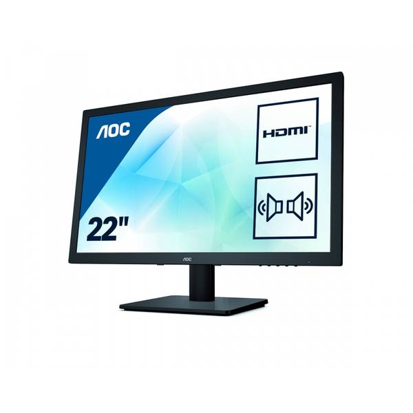 Monitor LED AOC E2275SWJ, 21.5", FHD, 2ms, Negru